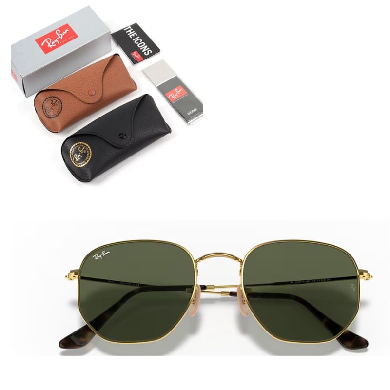 Ray-Ban Hexagonales + Estuche de Lujo| Elegancia y Cuidado Visual